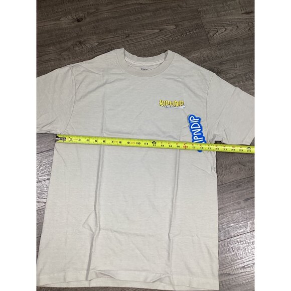 Ripndip Cream Graphic Mens T-Shirt Medium Short Sleeve Casual Wear Crew Neck NEW - Picture 6 of 7